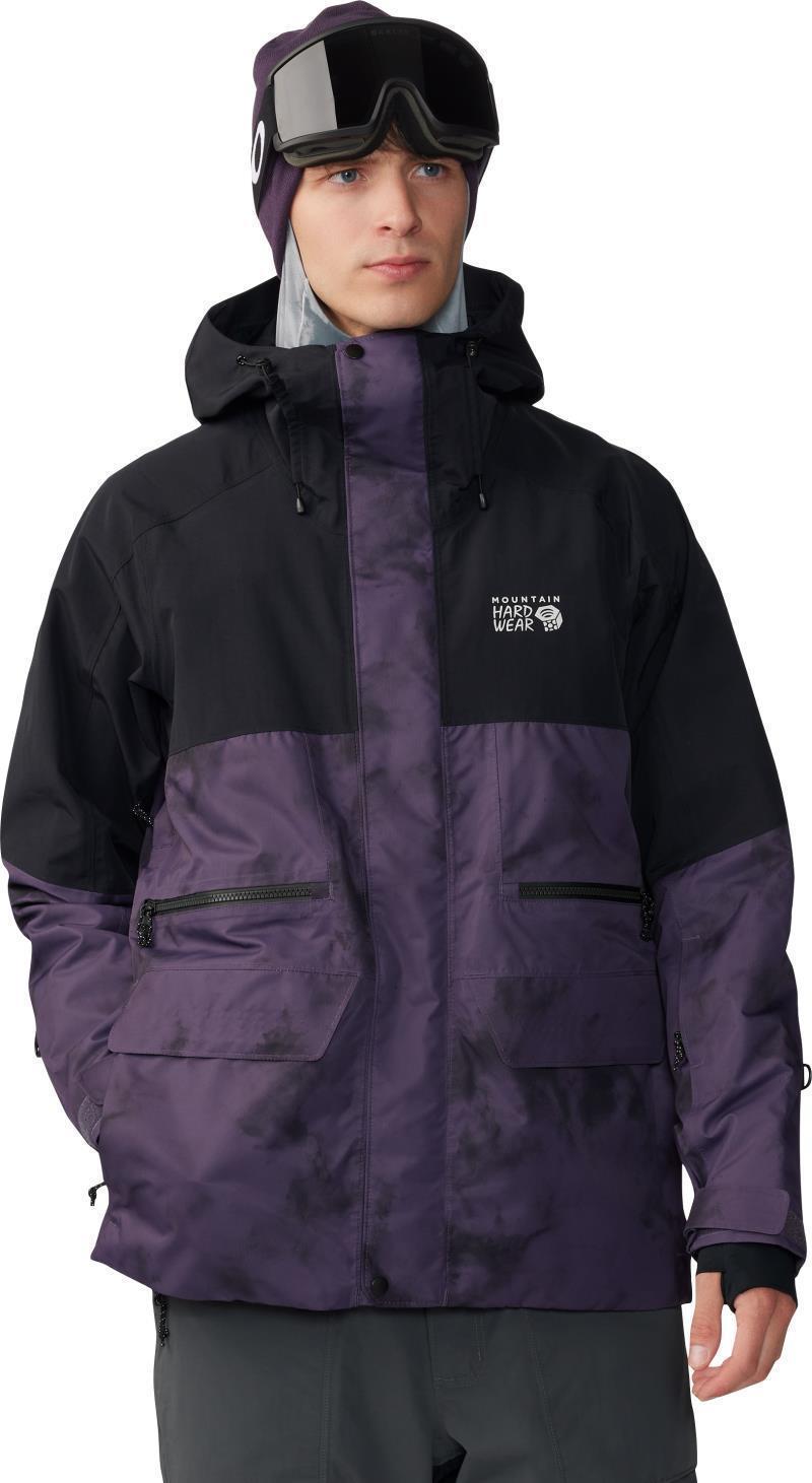First Tracks Jacket - Mens - Blurple Ice Dye Print 2