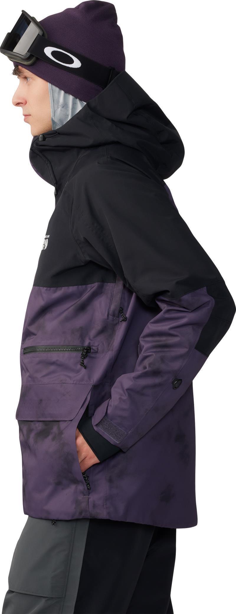 First Tracks Jacket - Mens - Blurple Ice Dye Print 3