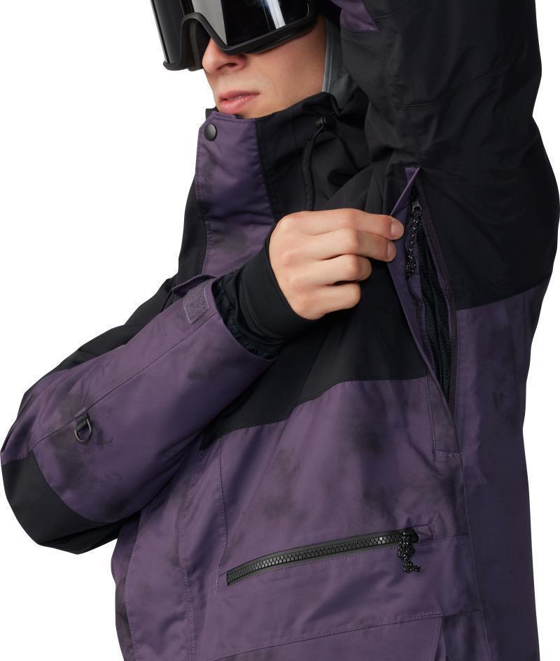 First Tracks Jacket - Mens - Blurple Ice Dye Print 7