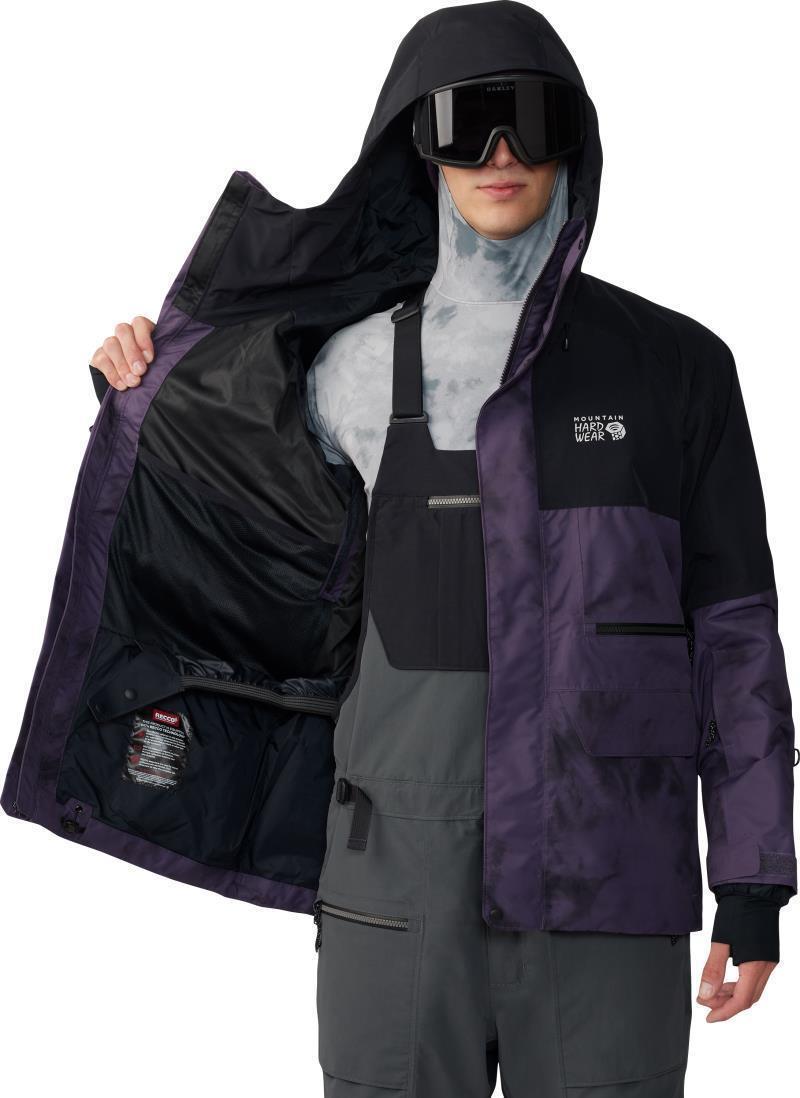 First Tracks Jacket - Mens - Blurple Ice Dye Print 9