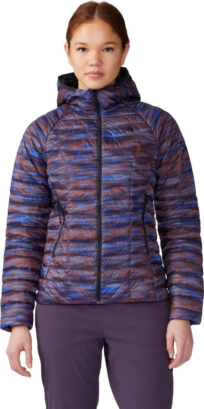 Ghost Whisperer/2 Hoody - Womens - Blurple Frequency Print 1