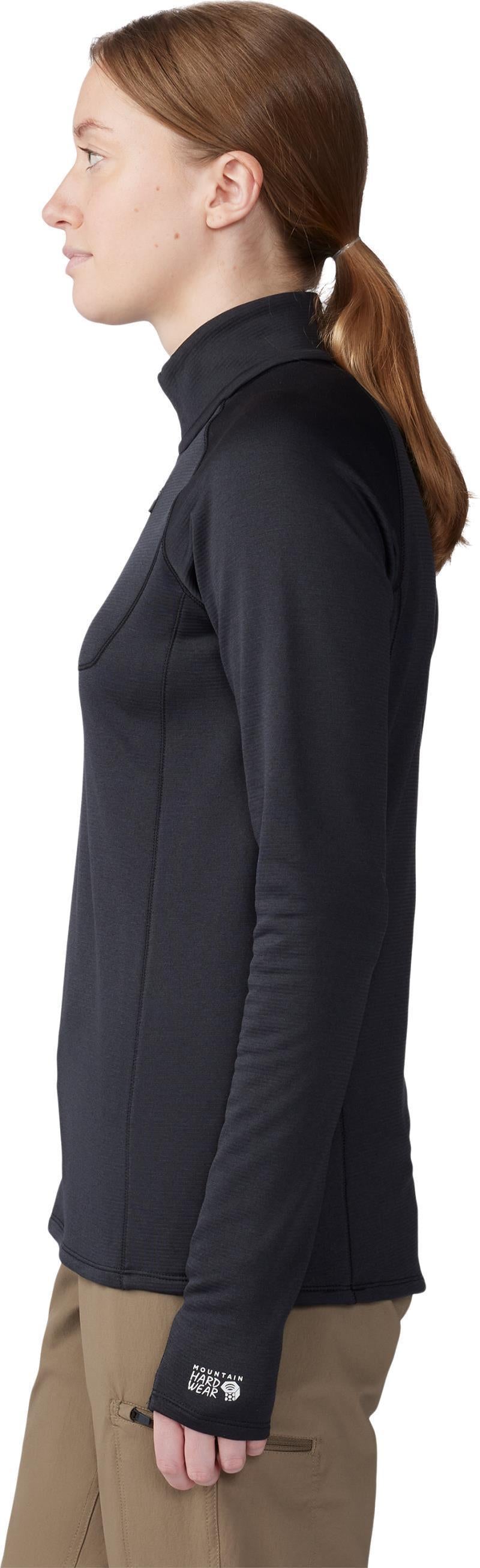 Glacial Trail Half Zip - Womens - Black 2
