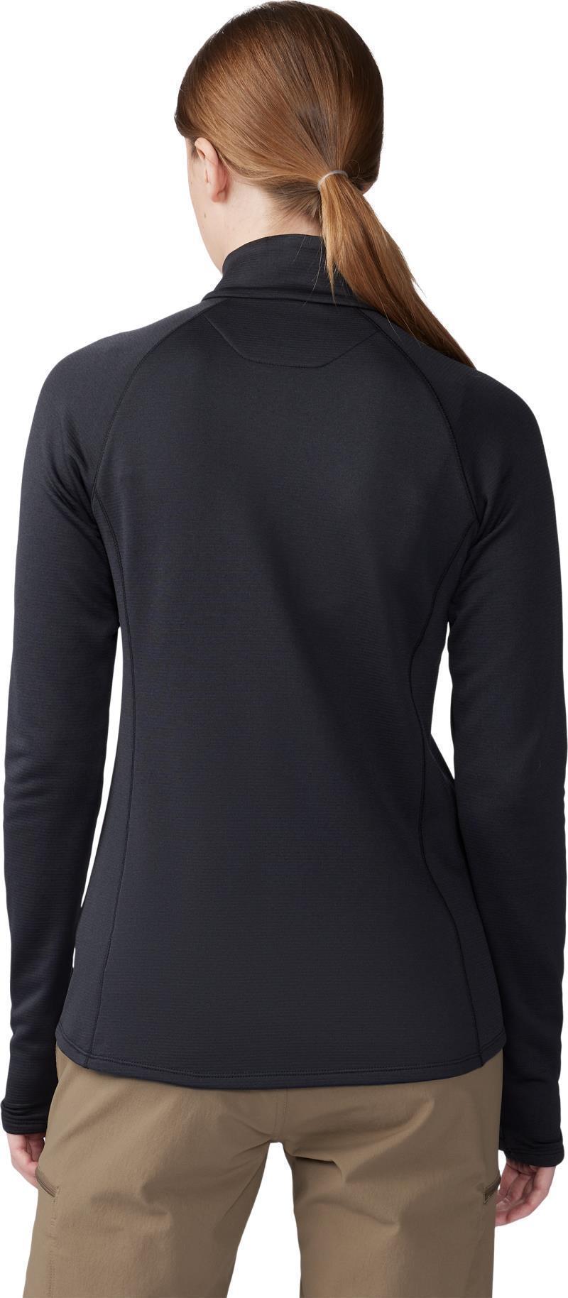 Glacial Trail Half Zip - Womens - Black 3