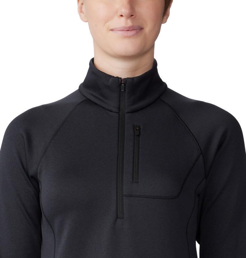 Glacial Trail Half Zip - Womens - Black 4