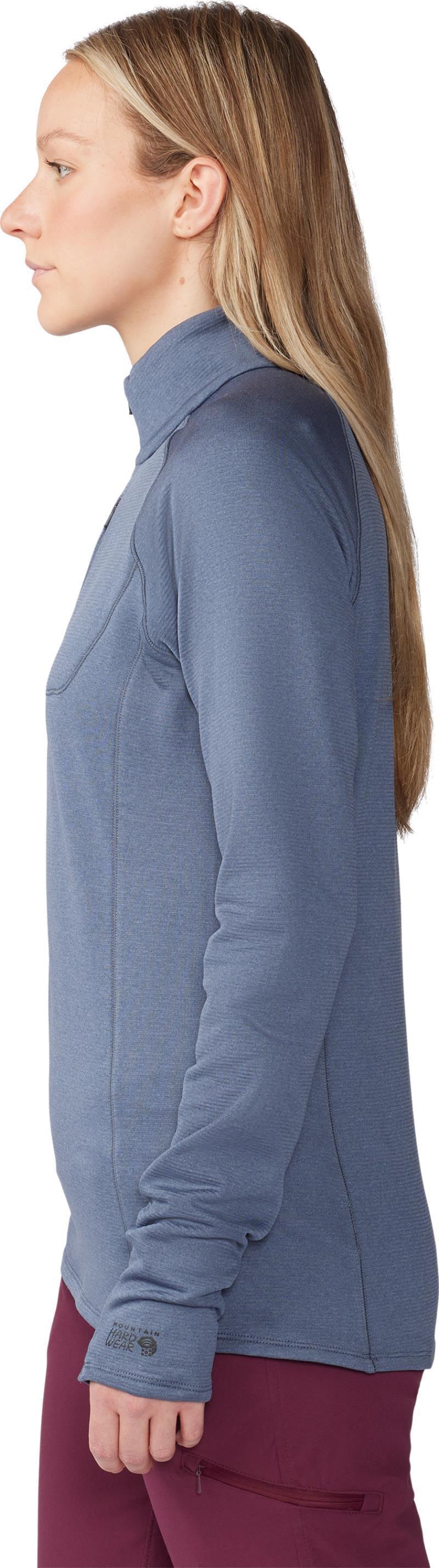 Glacial Trail Half Zip - Womens - Blue Slate 2