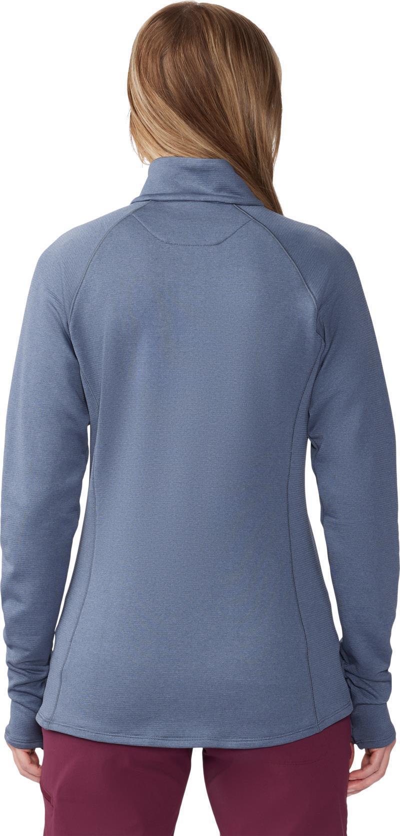 Glacial Trail Half Zip - Womens - Blue Slate 3