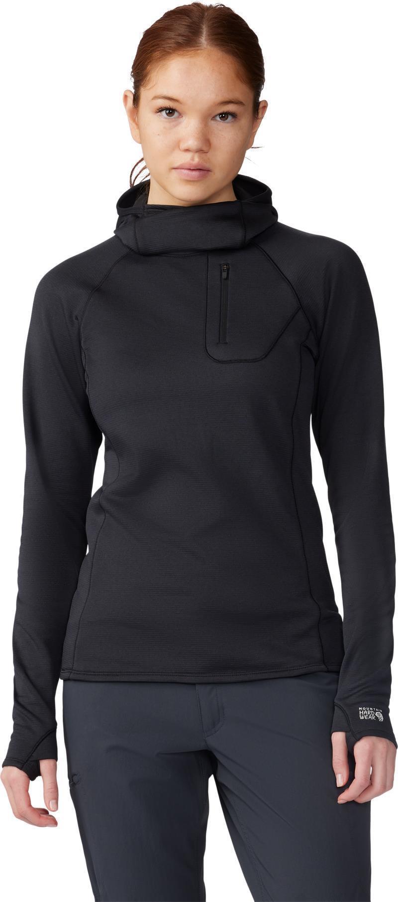 Glacial Trail Pullover Hoody - Womens - Black 1