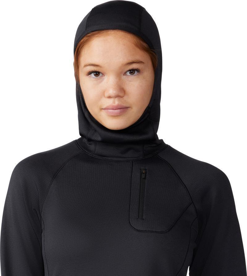 Glacial Trail Pullover Hoody - Womens - Black 4