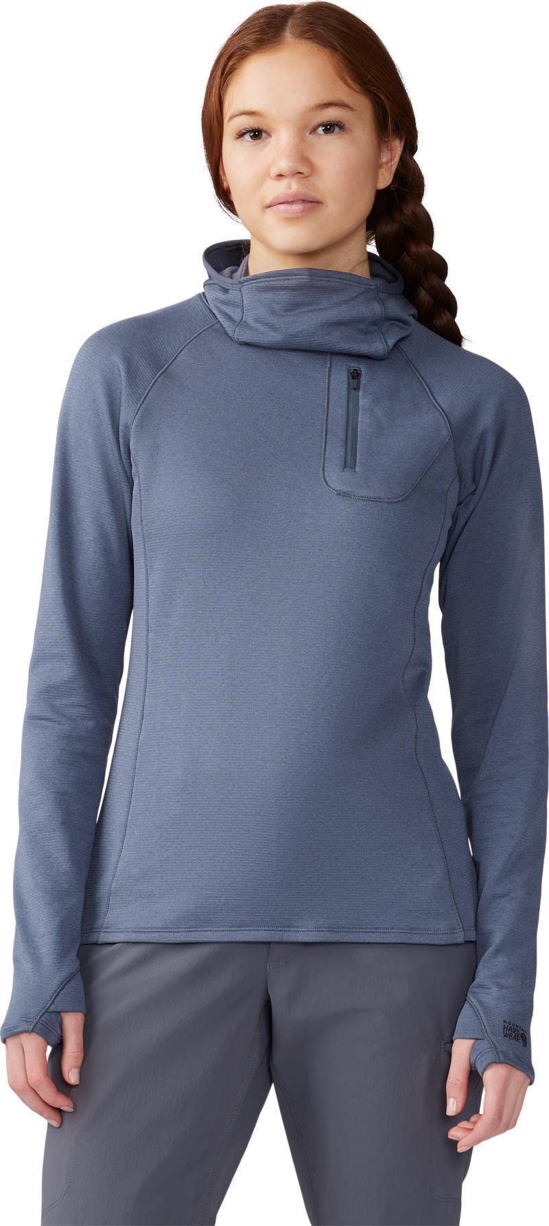 Glacial Trail Pullover Hoody - Womens - Blue Slate 1