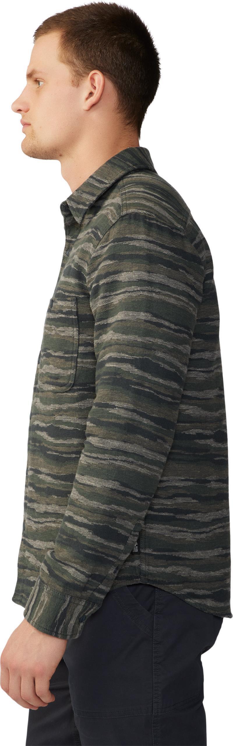 Granite Peak LS Flannel Shirt - Mens - Black Spruce Landscape Print 3