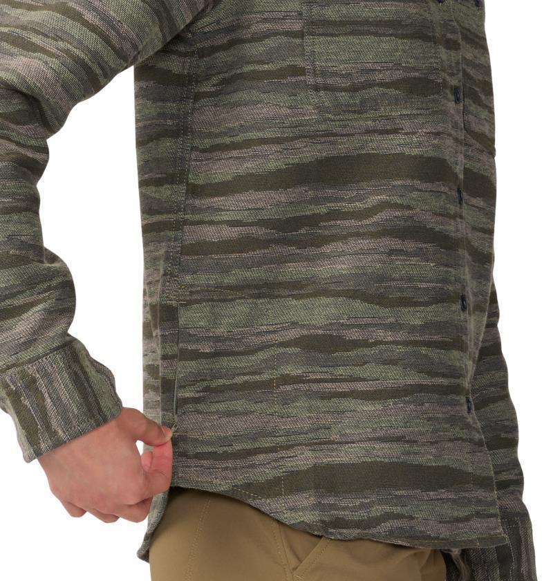 Granite Peak LS Flannel Shirt - Womens - Stone Green Landscape Jacquard 8