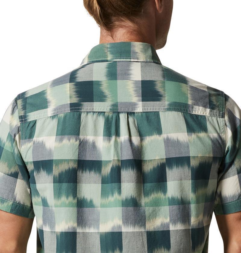 Grove Hide Out SS Shirt - Mens - Black Spruce IKAT 3 YD Plaid 6