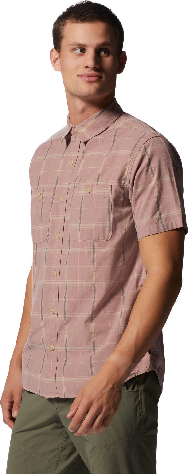 Grove Hide Out SS Shirt - Mens - Smoky Quartz 1