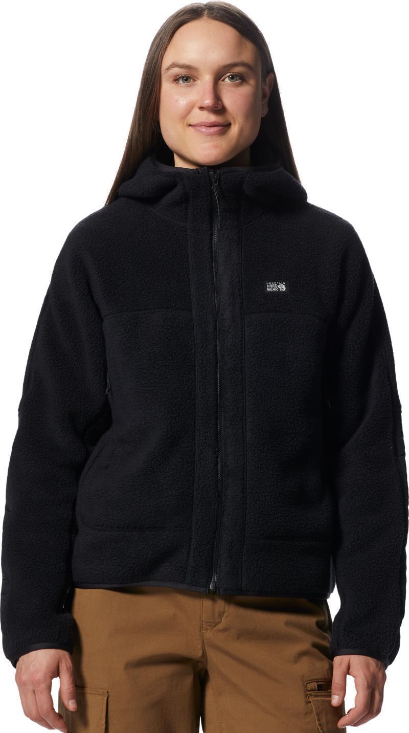 HiCamp Fleece Full Zip Hoody - Womens - Black 1