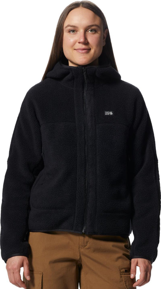 HiCamp Fleece Full Zip Hoody - Womens - Black 1
