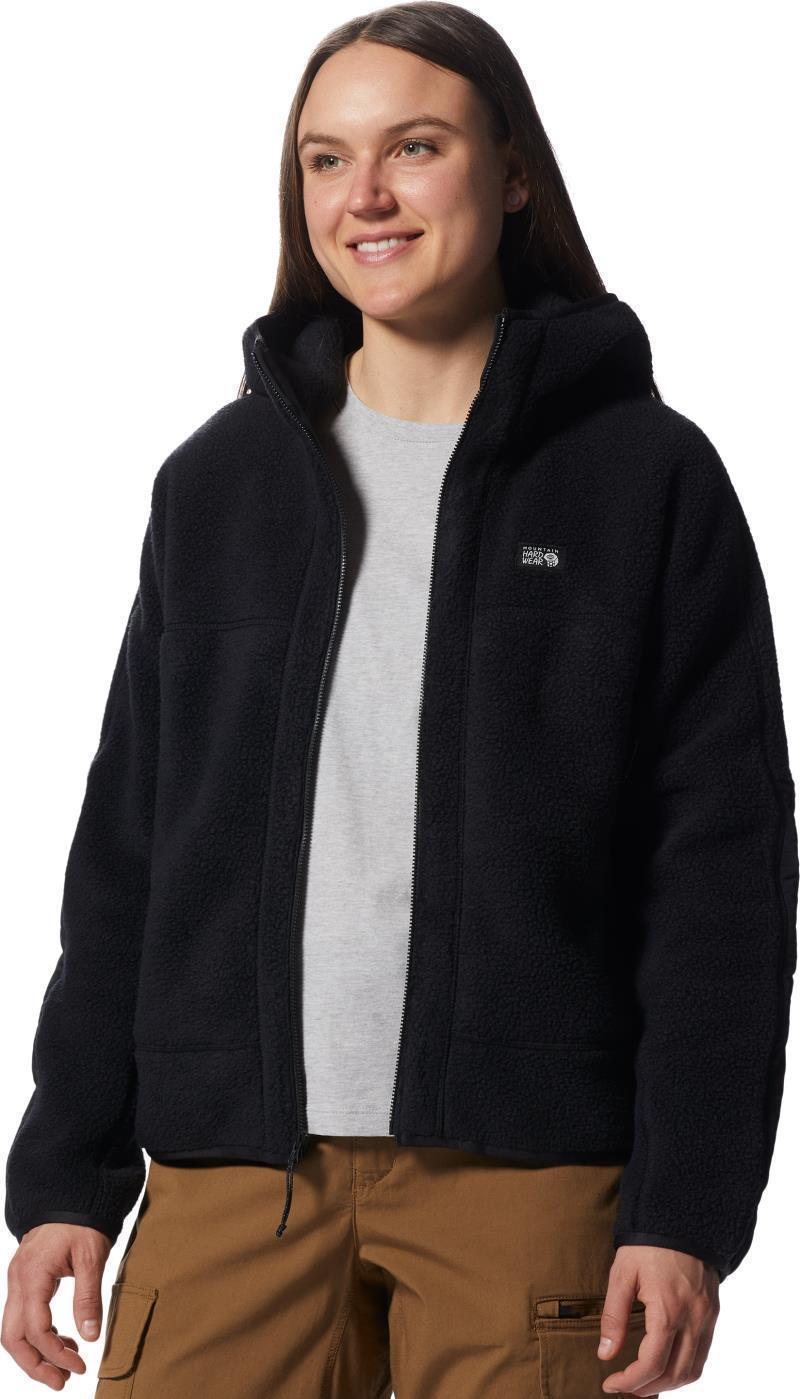 HiCamp Fleece Full Zip Hoody - Womens - Black 5