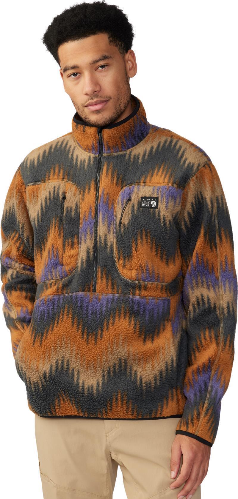 HiCamp Fleece Printed Hoody - Mens - Sandstorm Flagstone Camo Print 1