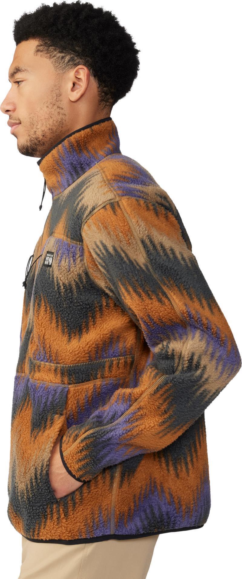 HiCamp Fleece Printed Hoody - Mens - Sandstorm Flagstone Camo Print 2