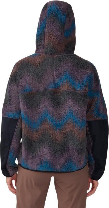 HiCamp Fleece Printed Hoody - Womens - Blurple Zig Zag Print 3