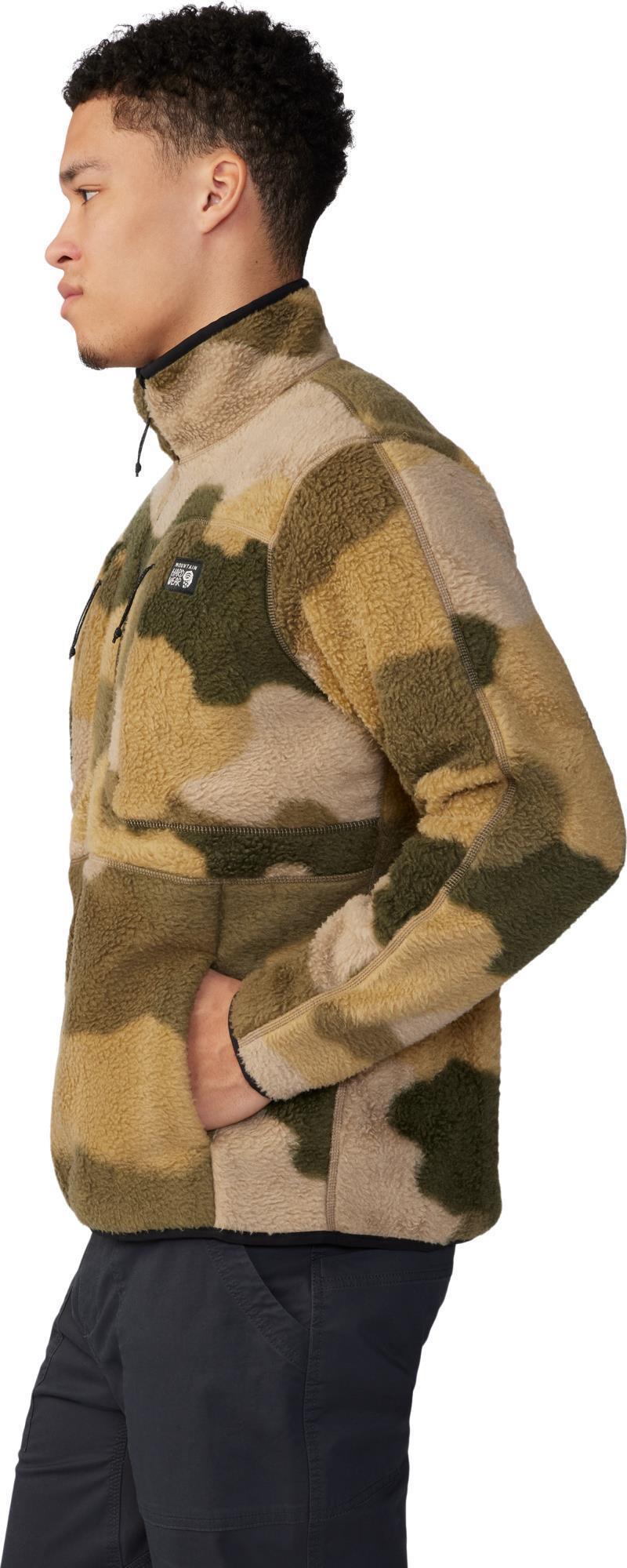 HiCamp Fleece Printed Pullover - Mens - Sandstorm Flagstone Camo Print 4