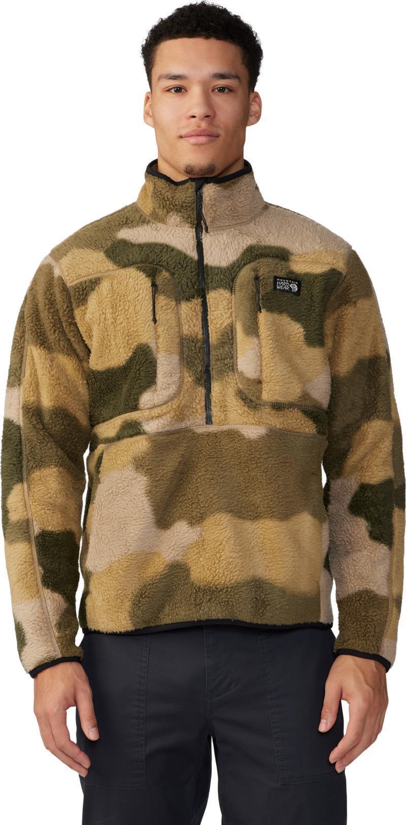 HiCamp Fleece Printed Pullover - Mens - Sandstorm Flagstone Camo Print 1