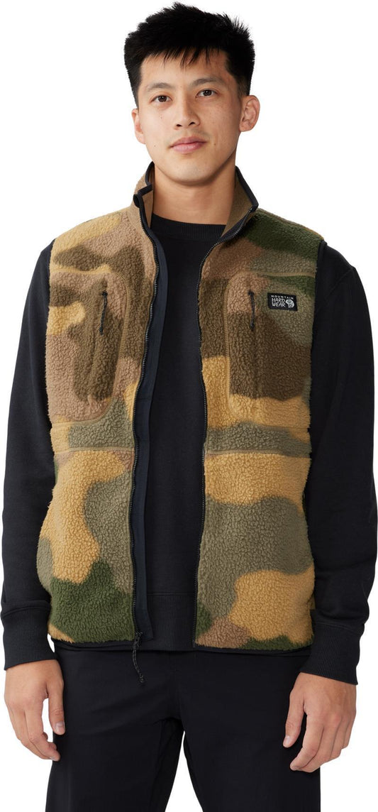 HiCamp Fleece Printed Vest - Mens - Sandstorm Flagstone Camo Print 1