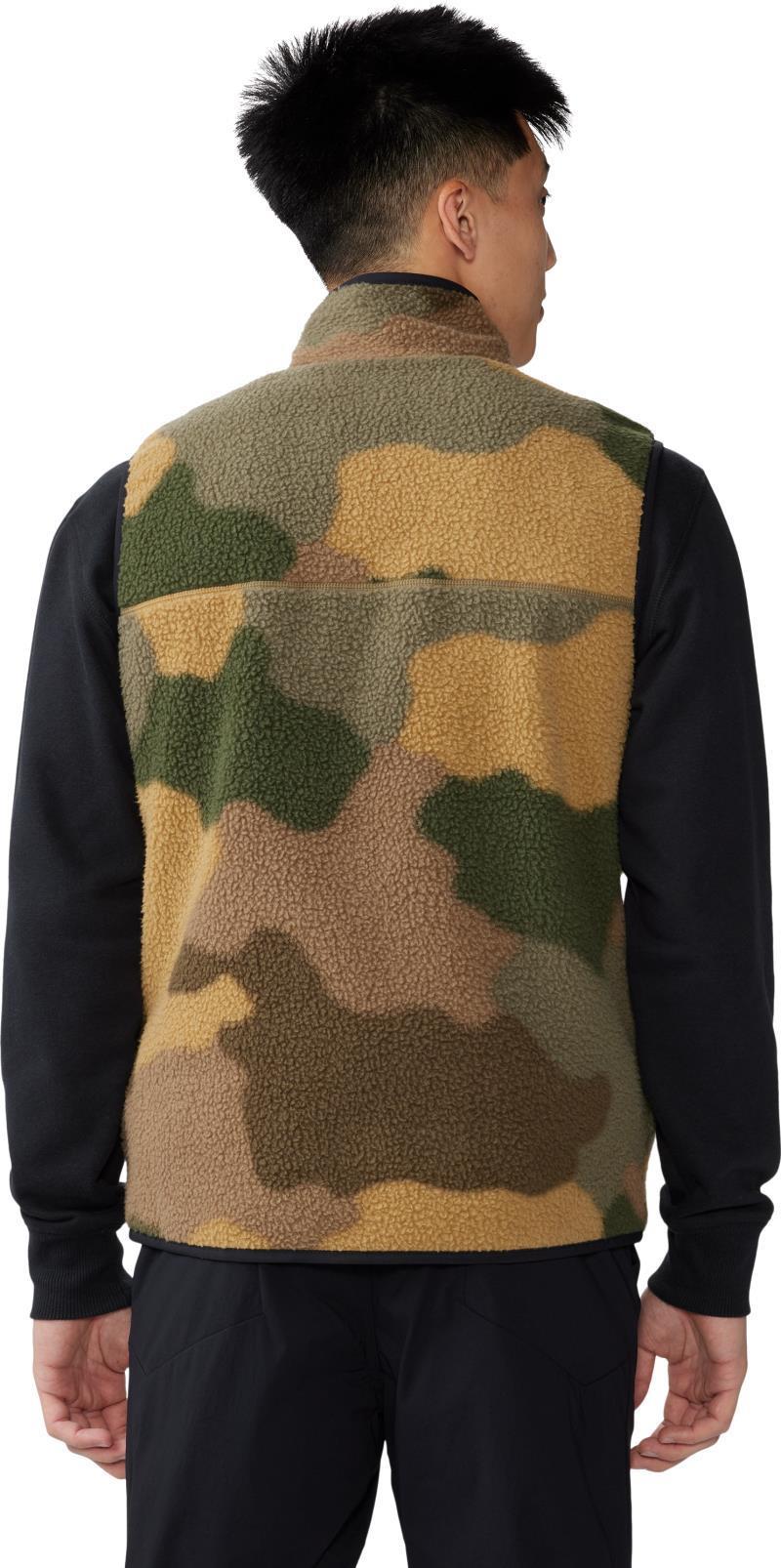 HiCamp Fleece Printed Vest - Mens - Sandstorm Flagstone Camo Print 2