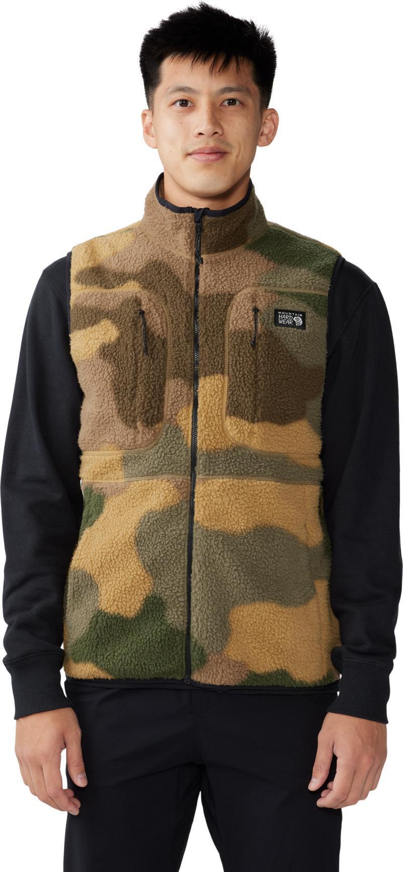 HiCamp Fleece Printed Vest - Mens - Sandstorm Flagstone Camo Print 3