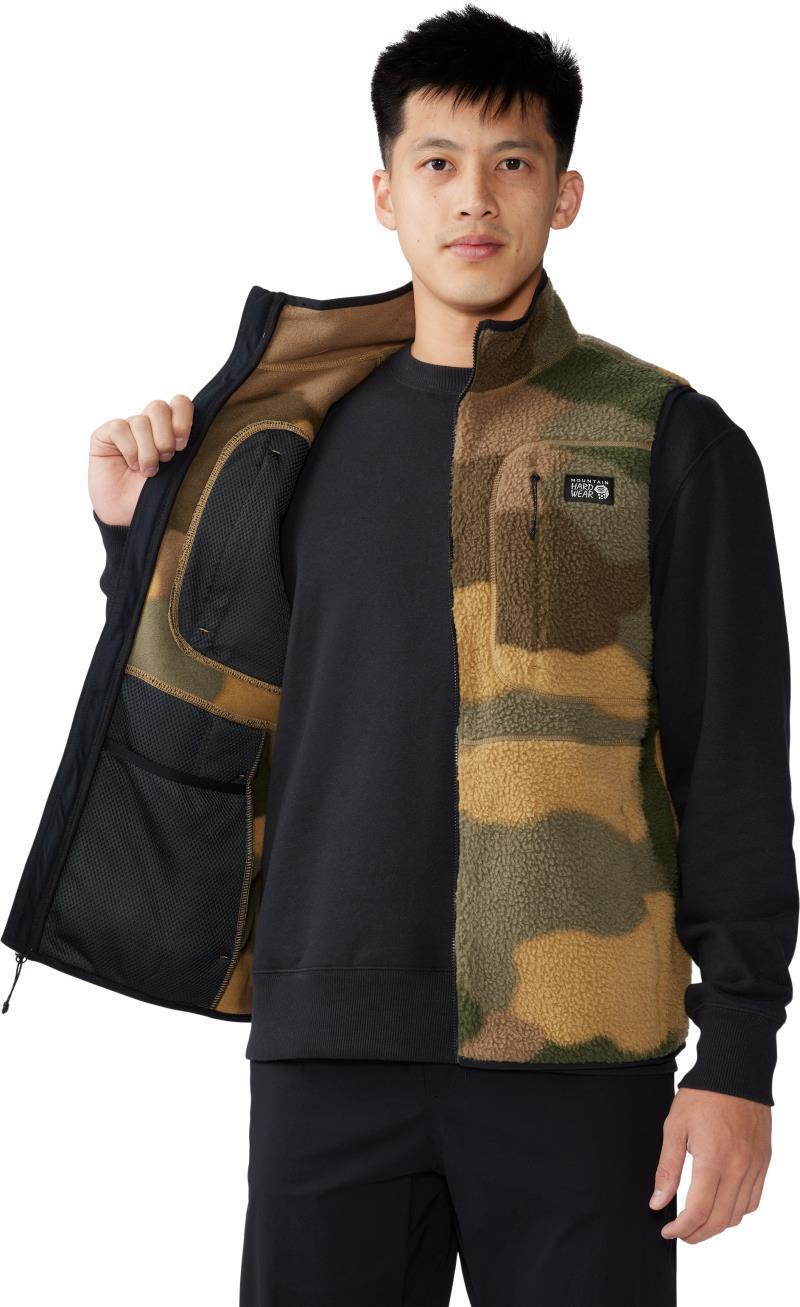 HiCamp Fleece Printed Vest - Mens - Sandstorm Flagstone Camo Print 4