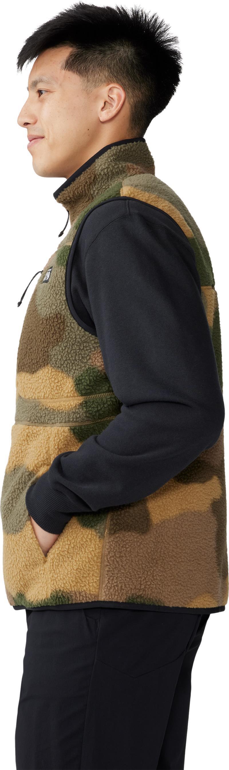 HiCamp Fleece Printed Vest - Mens - Sandstorm Flagstone Camo Print 5