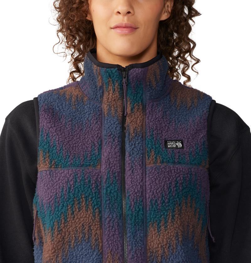 HiCamp Fleece Printed Vest - Womens - Blurple Zig Zag Print 6