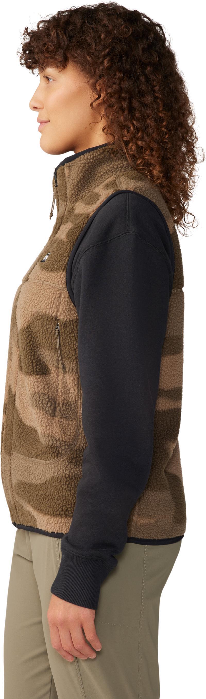 HiCamp Fleece Printed Vest - Womens - Darklands Calaveras Camo Print 4