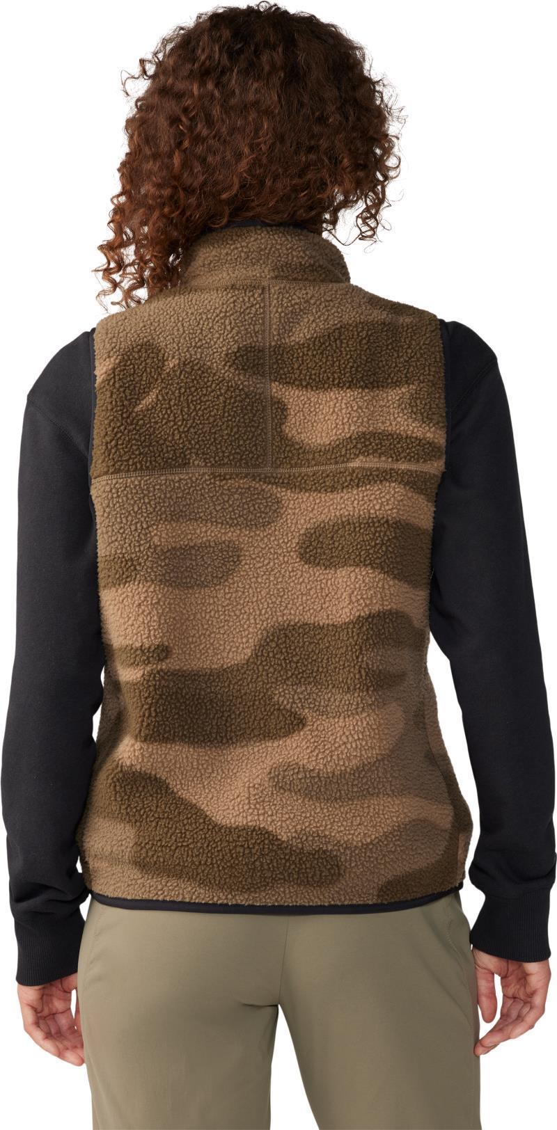 HiCamp Fleece Printed Vest - Womens - Darklands Calaveras Camo Print 2