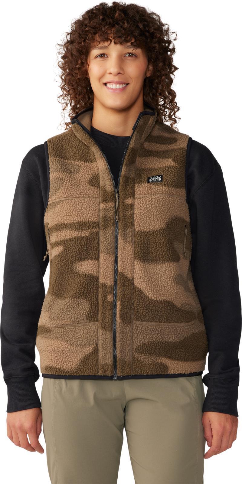 HiCamp Fleece Printed Vest - Womens - Darklands Calaveras Camo Print 3