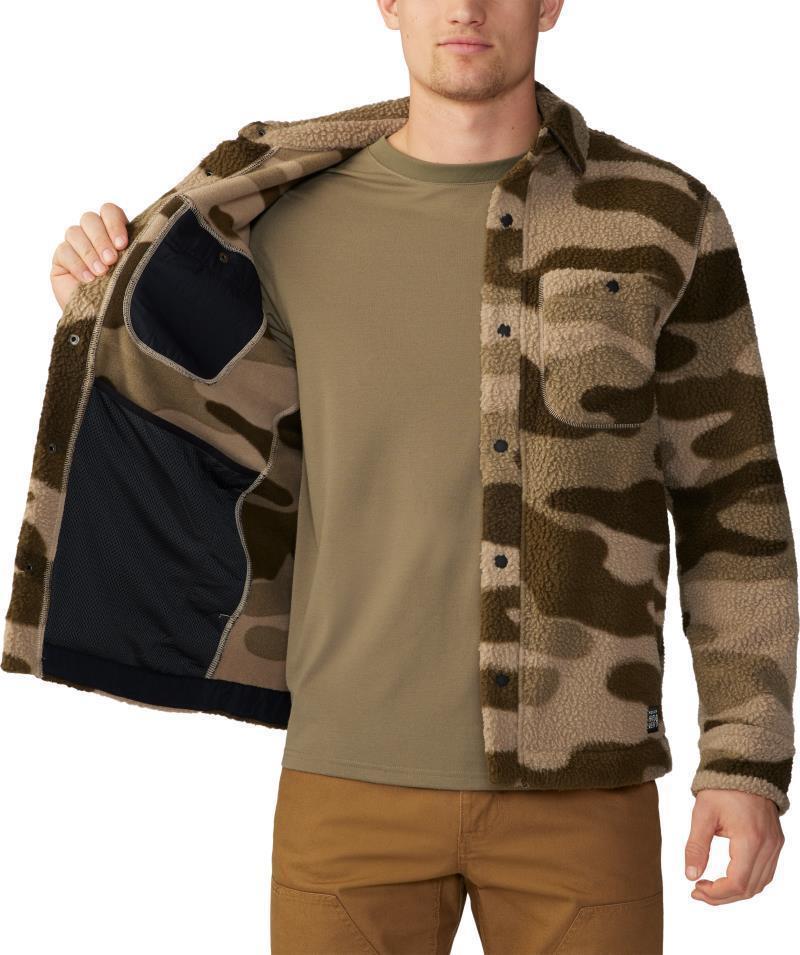 HiCamp Shacket - Mens - Badlands Calaveras Camo Print 6