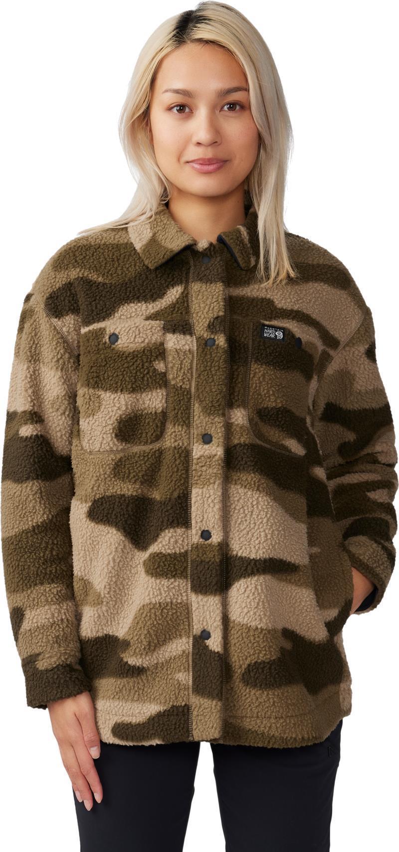 HiCamp Shacket - Womens - Darklands Calaveras Camo Print 1