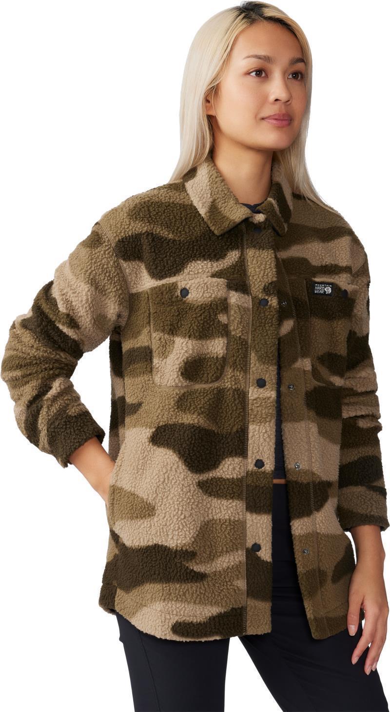 HiCamp Shacket - Womens - Darklands Calaveras Camo Print 2