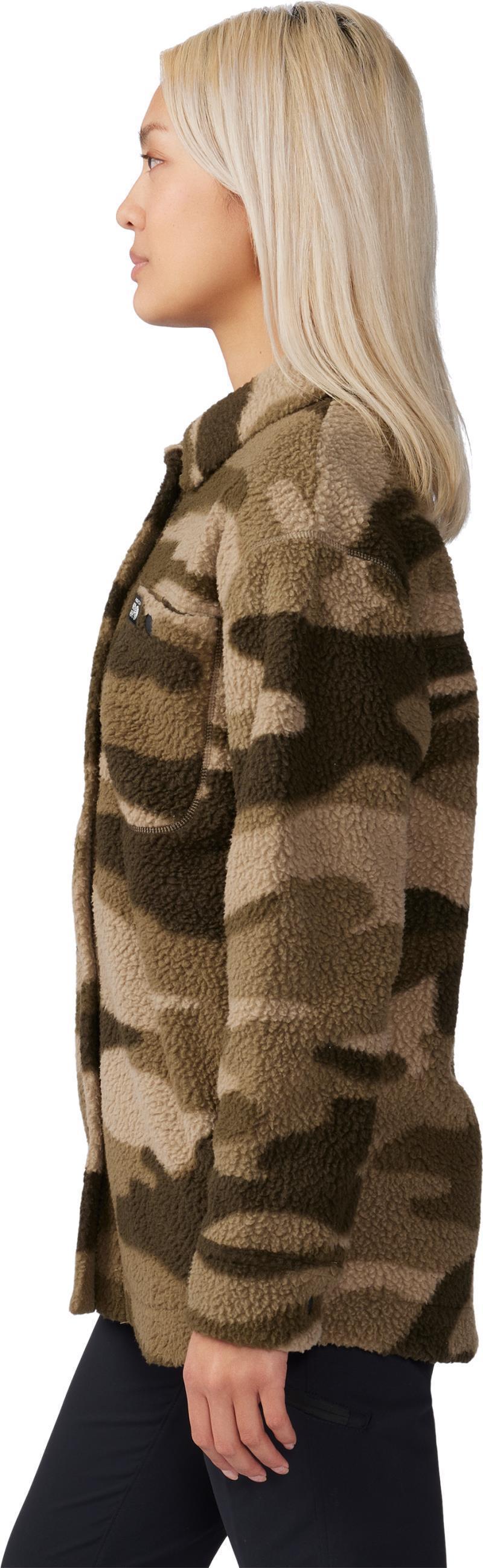 HiCamp Shacket - Womens - Darklands Calaveras Camo Print 3