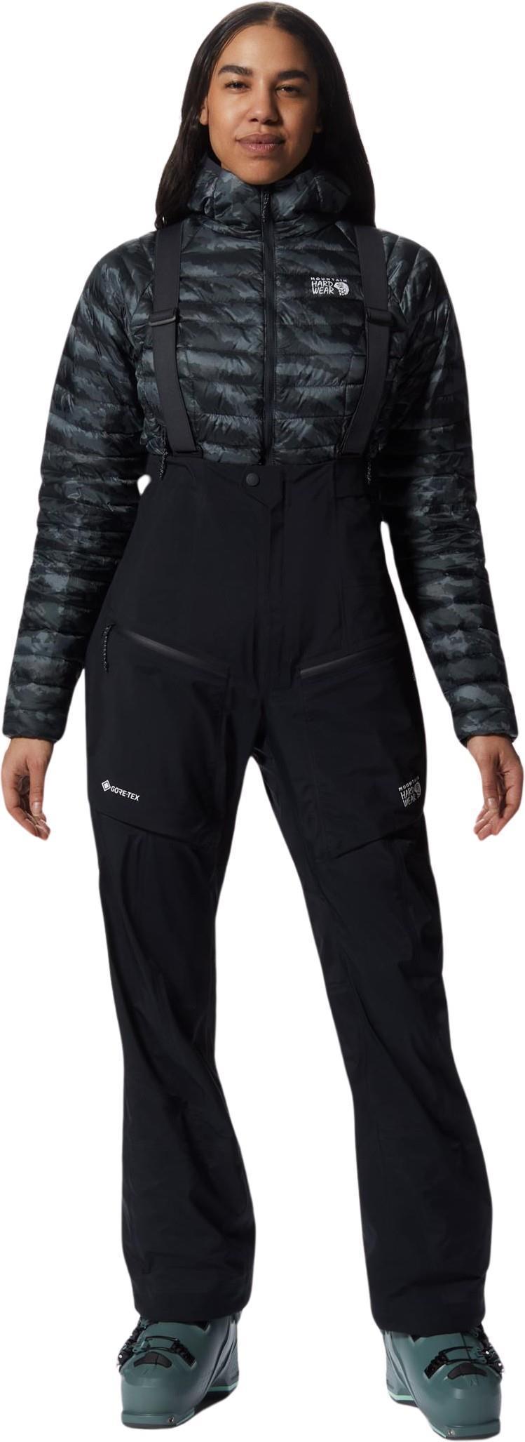 High Exposure GTX C-Knit Bib, Reg - Womens - Black 1