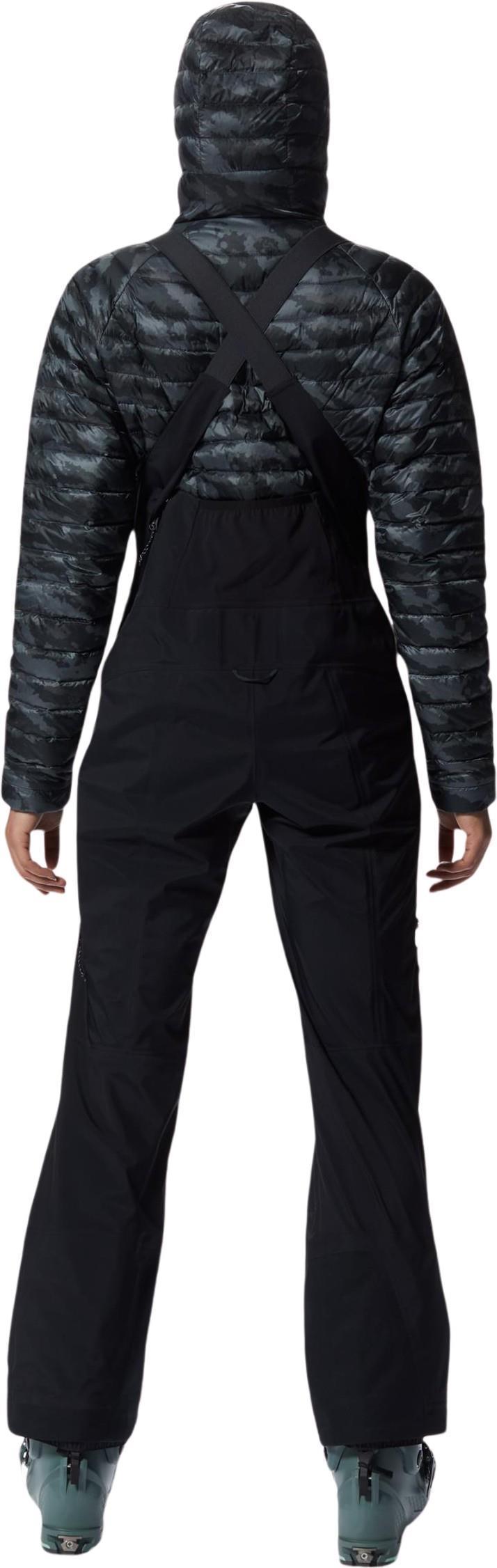 High Exposure GTX C-Knit Bib, Reg - Womens - Black 2