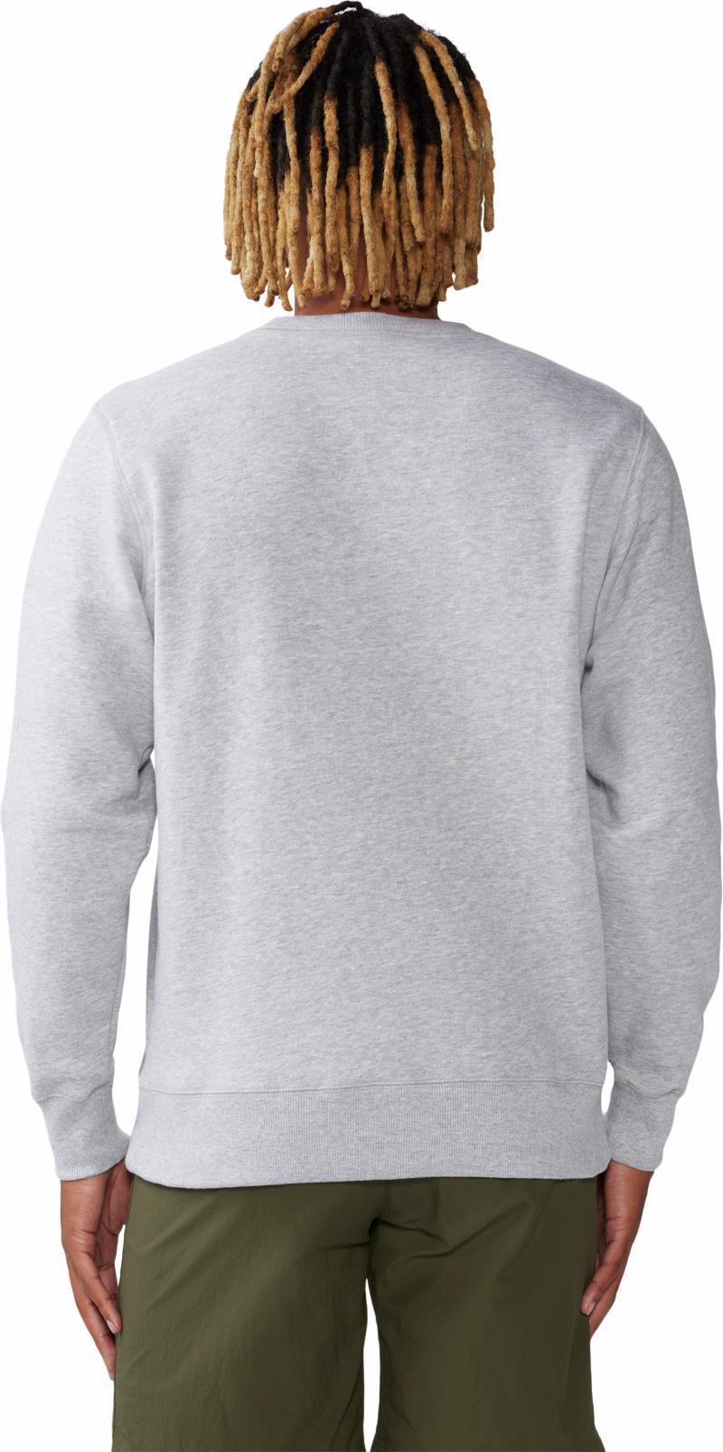 Jagged Peak Pullover Crew - Mens - Hardwear Grey Heather 2