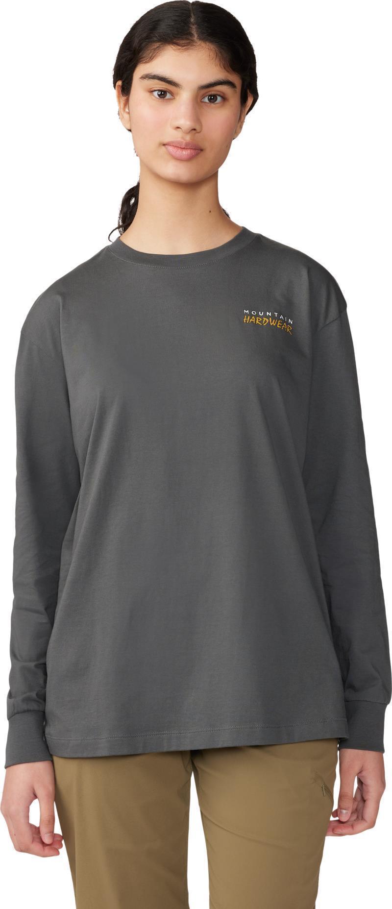 Logo Landscape Boxy LS - Womens - Volcanic 1