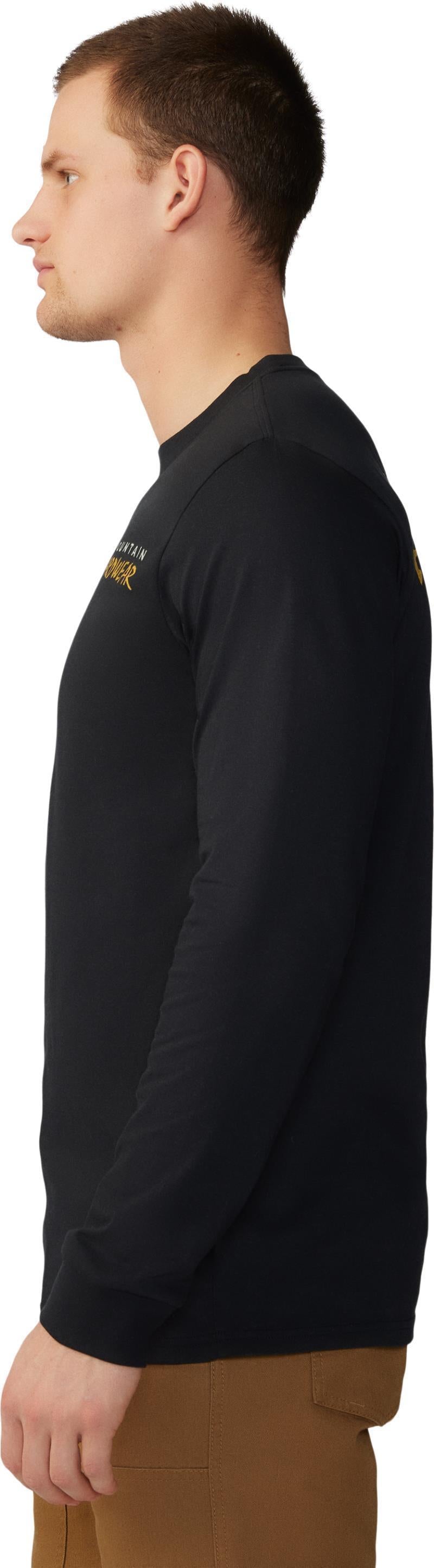 Logo Landscape LS - Mens - Black 3