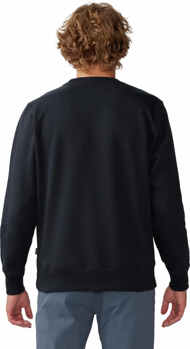 MHW Abstract Type Pullover Crew - Mens - Black 2