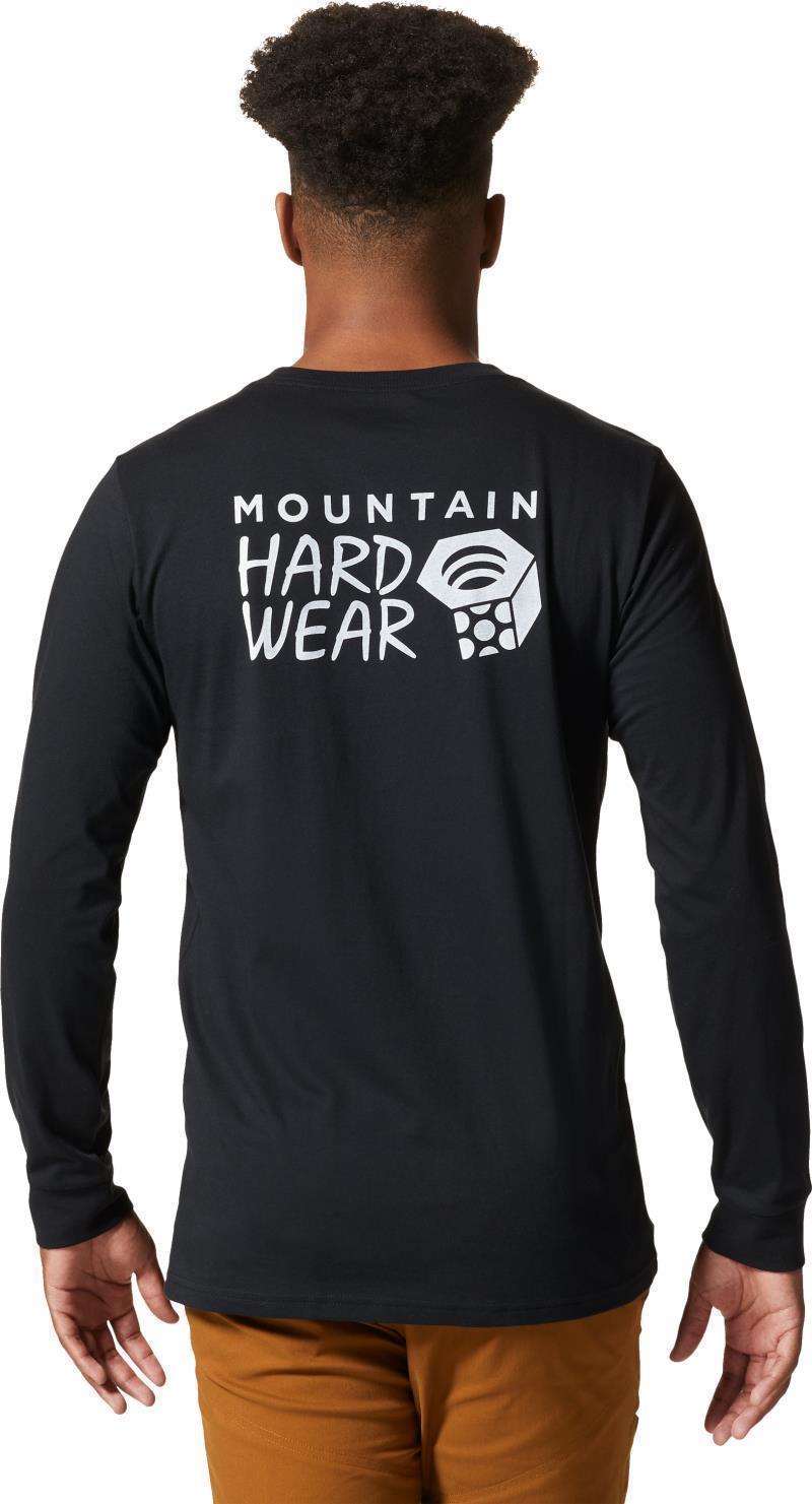 MHW Back Logo LS - Mens - Black 3