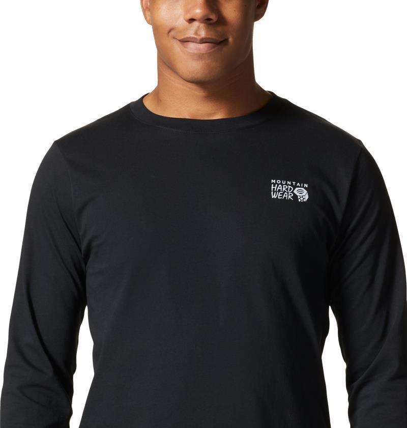 MHW Back Logo LS - Mens - Black 4