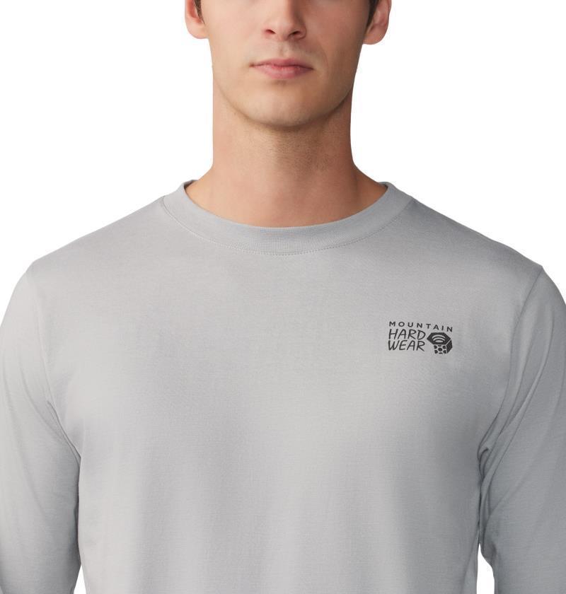 MHW Back Logo LS - Mens - Hardwear Heather Grey 4