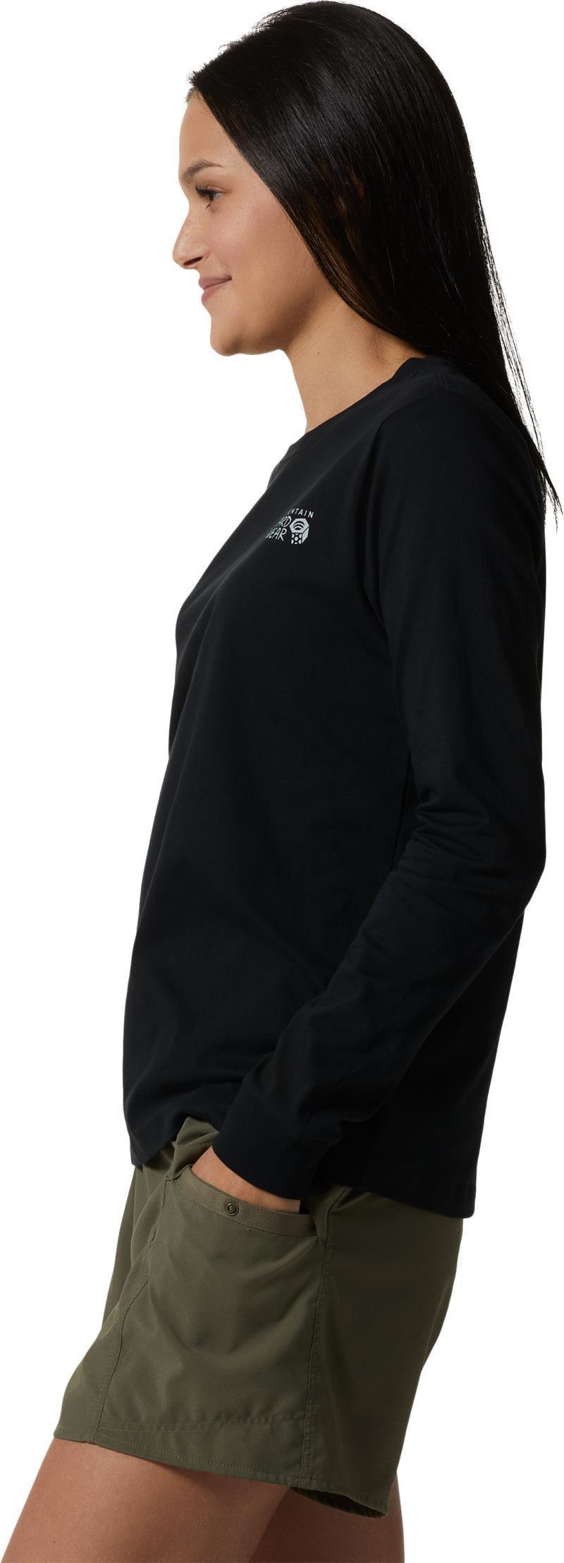 MHW Back Logo LS - Womens - Black 2