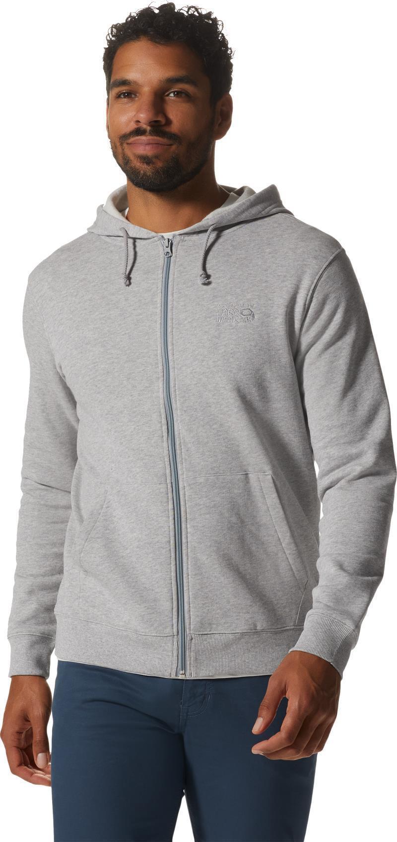 MHW Logo Full Zip Hoody - Mens - Hardwear Grey Heather 2