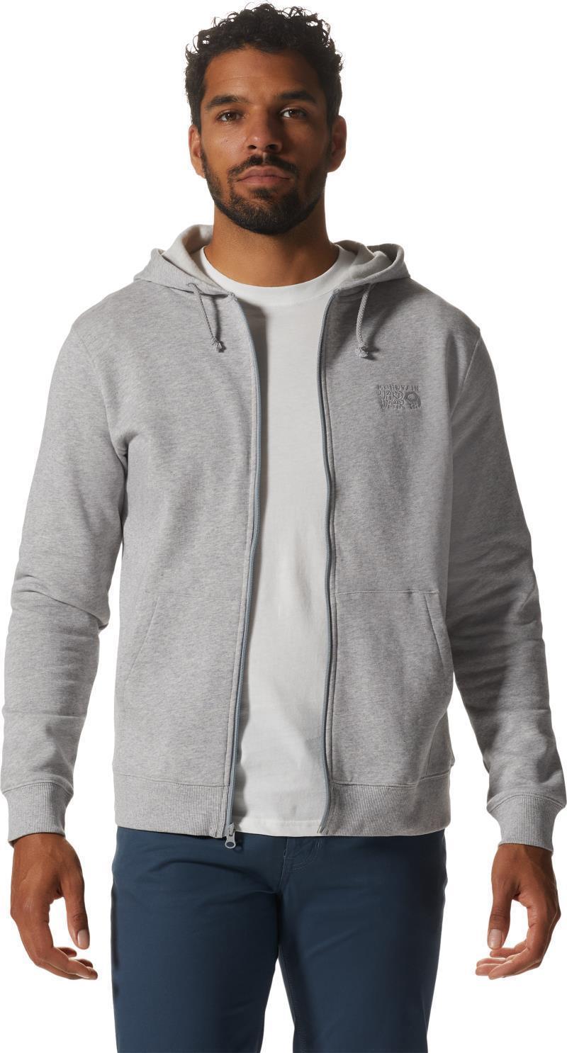 MHW Logo Full Zip Hoody - Mens - Hardwear Grey Heather 3